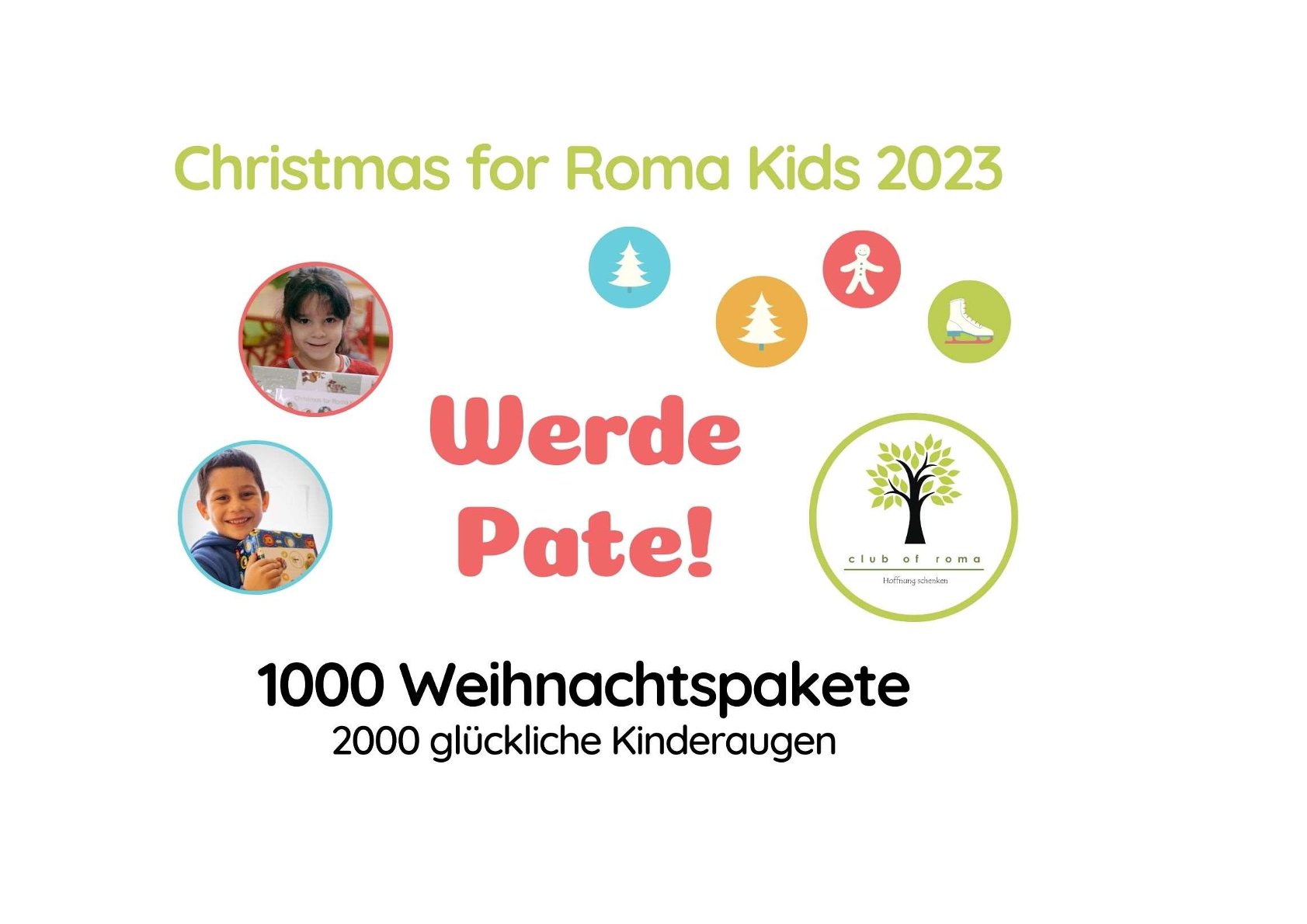 2023 Christmas for Roma Kids - Werde Pate